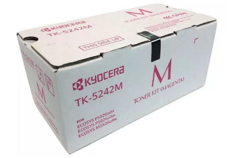 Toner Kyocera TK-5242M 3K Paginas Compatible con (P5026cdn/P5026cdw/M5526cdn/M5526cdw) Magenta