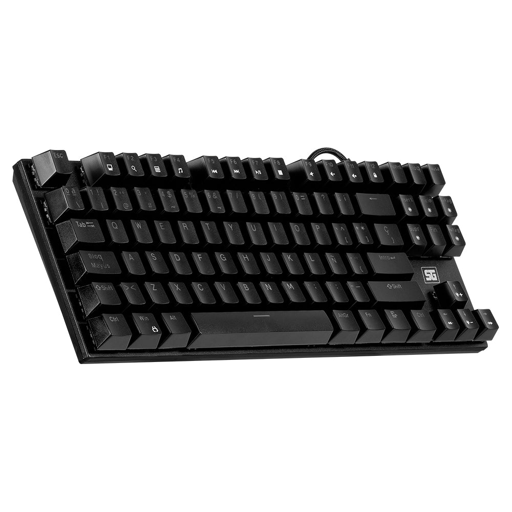 TECLADO VORAGO START THE GAME KB-600 MECANICO TKL RGB RAINBOW SOFTWARE NEGRO