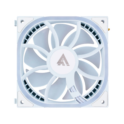 VENTILADOR VORAGO MODULAR GAME FACTOR FG500 120MM 58 CFM 1900 RPM RGB COMPATIBLE CON FKG500 BLANCO