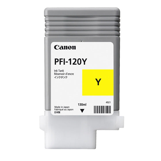 Tinta Canon PFI-120Y 130ml Color Amarillo