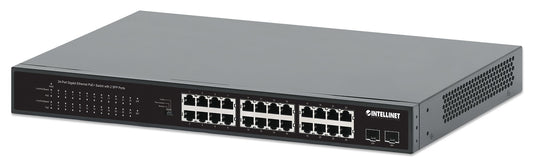 PoE Switch Intellinet GB 24 ptos 19" 30W pto 370W