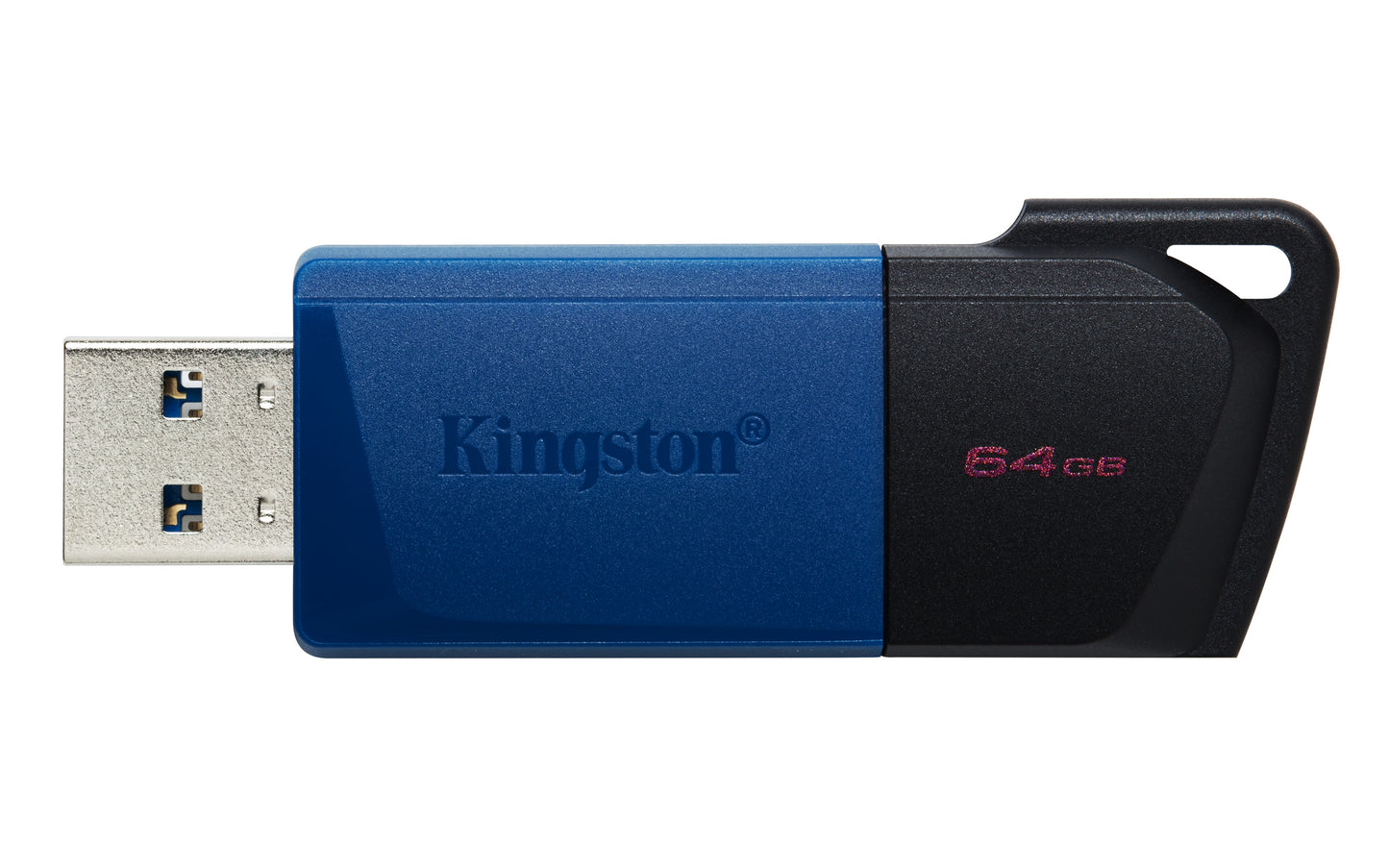 USB 3.2 MEMORIA KINGSTON 64GB DT EXODIA M TAPA DESLIZABLE (NEGRA-