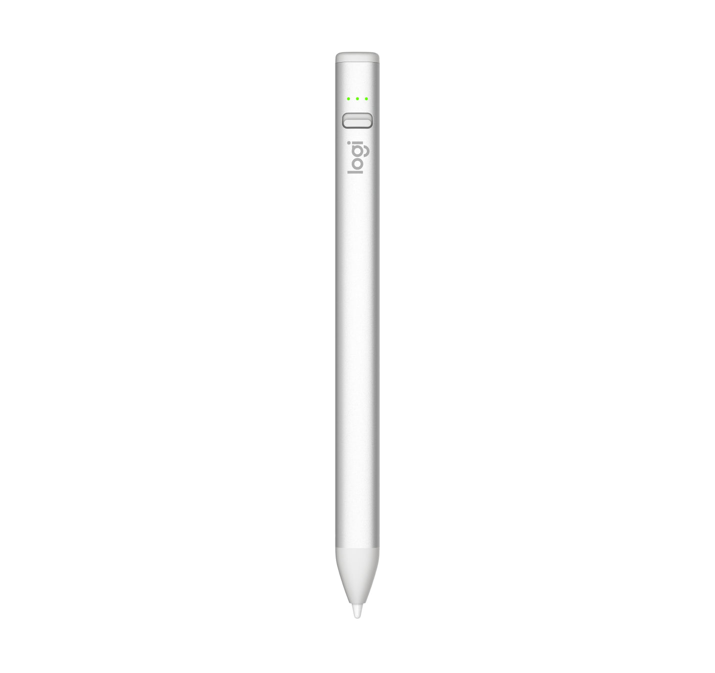 Logitech Crayon lápiz digital 20 g Plata, Blanco