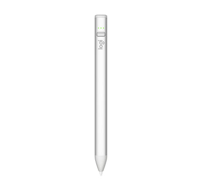 Logitech Crayon lápiz digital 20 g Plata, Blanco