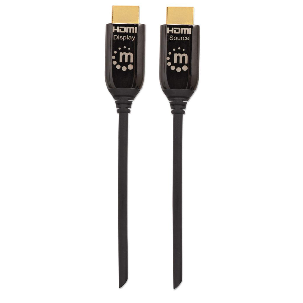 Cable Manhattan HDMI 2.0 Fibra Optica M-M 50m Color Negro