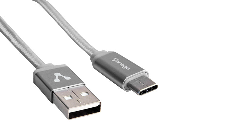 Cable Vorago Cab-123 Usb-Tipo C  1 Metro Carga Rapida Blanco