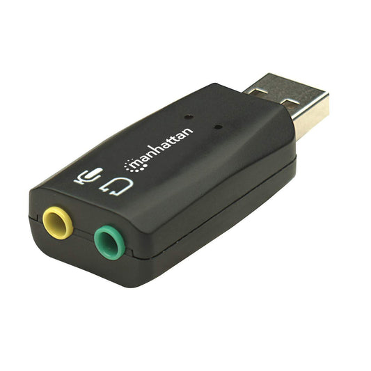 ADAPTADOR CONVERTIDOR TARJETA SONIDO 5.1 USB A 3.5MM