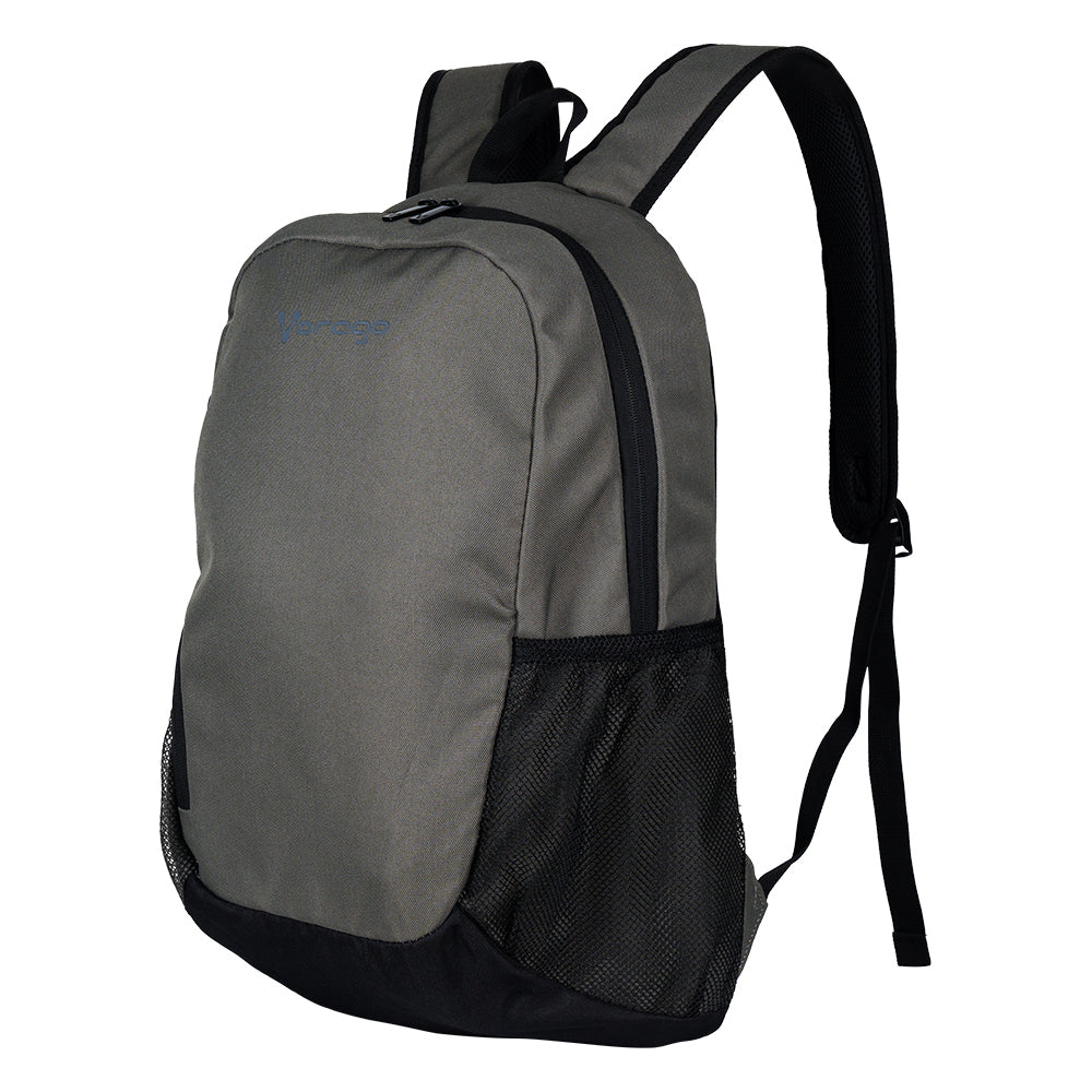 MOCHILA VORAGO BP-150 ECOLOGICA rPET LAPTOP 15.6 GRIS / NEGRO