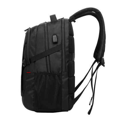 Mochila Vorago BP-402 XL Expandible para Laptop 15.6" Puerto USB Color Negro