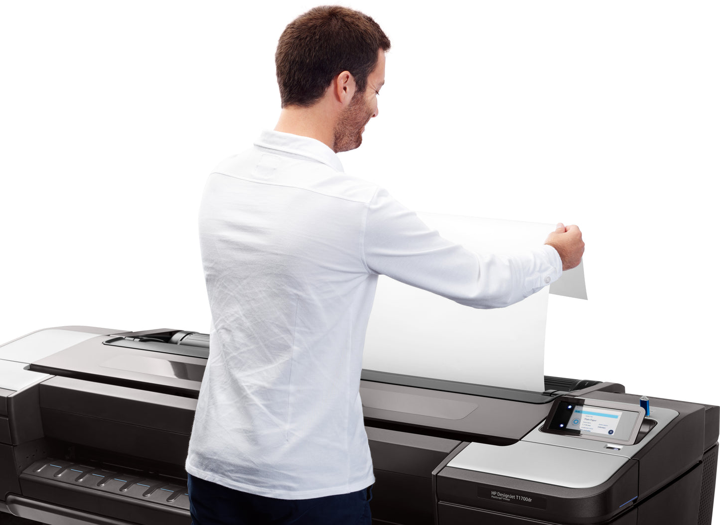 HP Designjet Impresora PostScript de 44" T1700dr