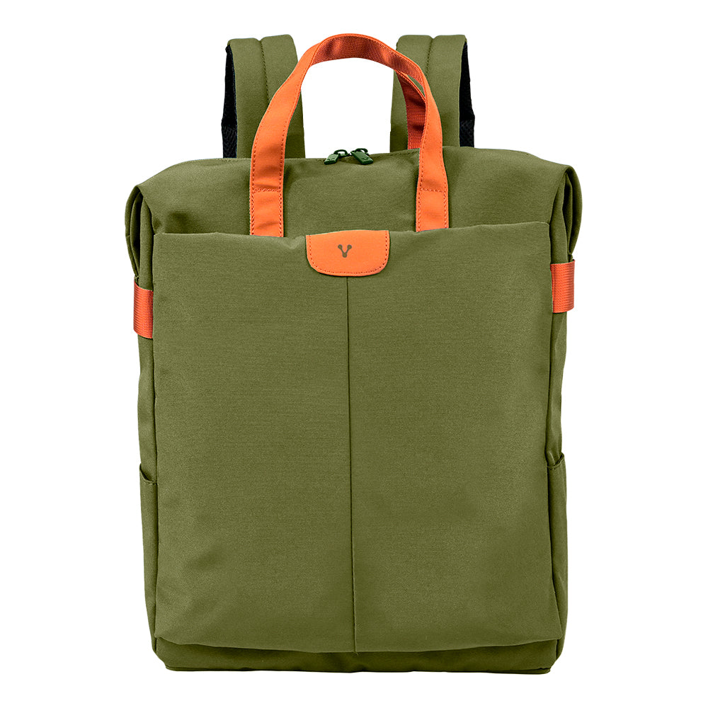 MOCHILA VORAGO BP-301 VINTAGE DOBLE USO LAPTOP 15 6 VERDE