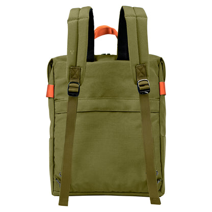 MOCHILA VORAGO BP-301 VINTAGE DOBLE USO LAPTOP 15 6 VERDE