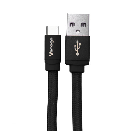 CABLE VORAGO CAB 214 USB A TIPO C 2 METROS NEGRO