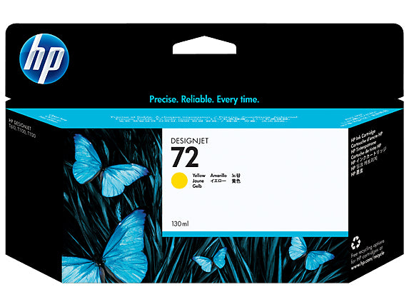 HP 72 AMARILLO 130ML TINTA AMPLIO FORMATO C9373A