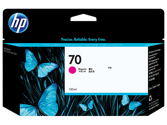 TINTA HP LF 70 MAGENTA DESIGNJET Z2100 Z3100 130ML