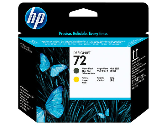 HP 72 NGROMATTE/AMARILLO TINTA AMPLIO FORMATO C9384A