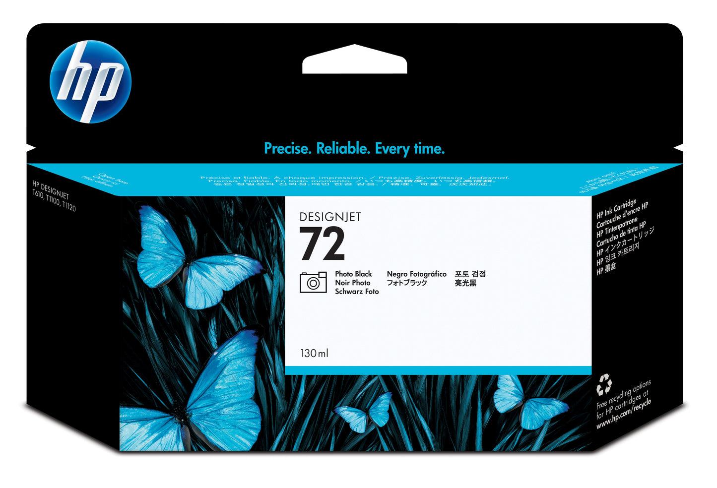 HP 72 NEGRO FOTO 130ML TINTA AMPLIO FORMATO C9370A