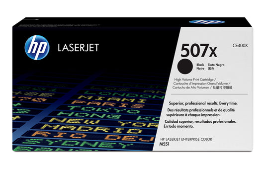 TONER 507X COLOR LASERJET NEGR 0