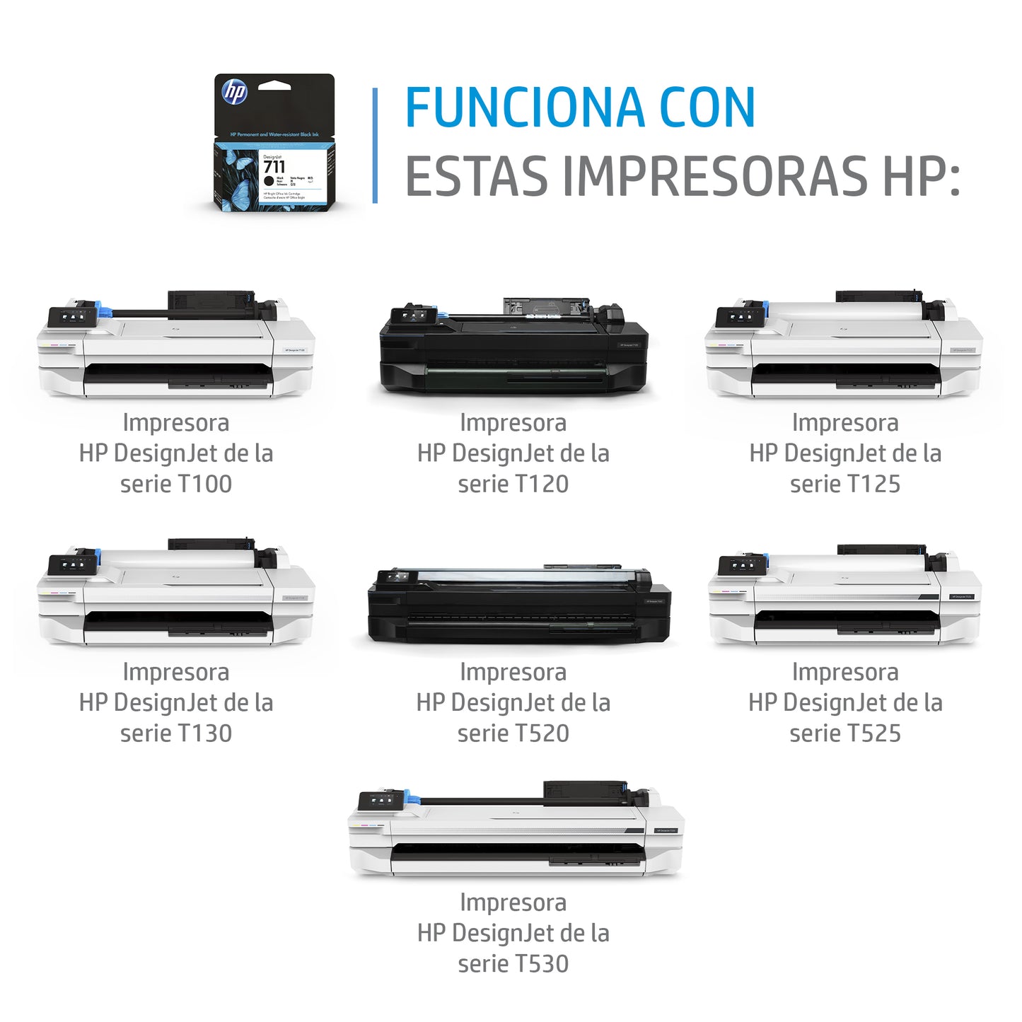 HP 711 NEGRO 38ML TINTA AMPLIO FORMATO CZ129A