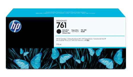 TINTA HP LF 761 NEGRO MATE T7100 DESIGNJET 775ML