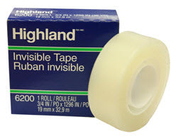 Cinta 3M 6200 Invisible Highland 0.19X33Mts Pza