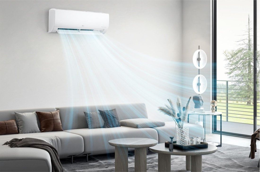 Aire Acondicionado LG DualCool Inverter 2 Toneladas 24000 BTU/h Solo Frío 220V Wi-Fi ThinQ App