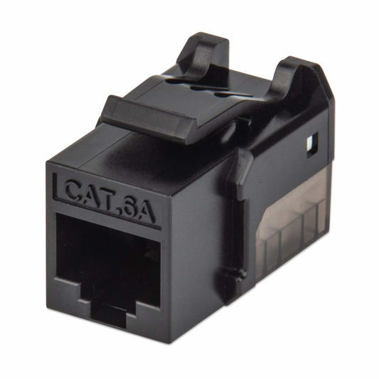 JACK RJ45 CAT6A UTP KEYSTONE DE IMPACTO NEGRO