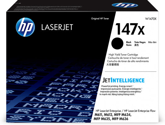 HP 147X BLACK LASERJET TONER CARTRIDGE 25.200 PAG