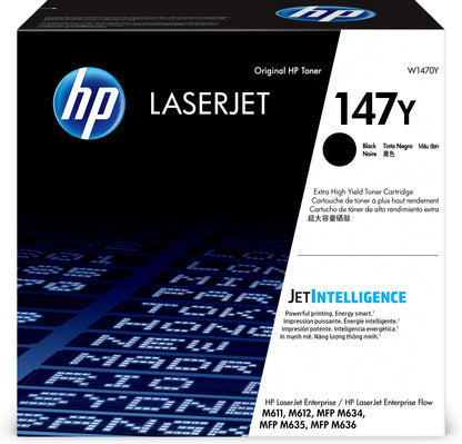 Tóner HP Original LaserJet 147Y Extra Alto Rendimiento 42K Páginas Color Negro