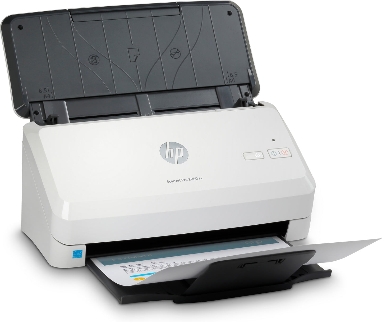 HP Scanjet Pro 2000 s2 Sheet-feed Scanner Escáner alimentado con hojas 600 x 600 DPI A4 Negro, Blanco