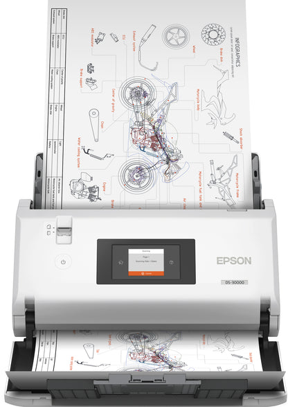 Escáner Epson DS-30000 Resolución 600 dpi 70PPM