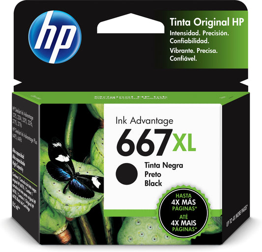 TINTA NEGRO  HP 667XL  RENDIMIN 480PAGS  3YM81AL