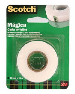 Cinta 3M Magica 0.019X12.7 Mts C/Despachador C/4