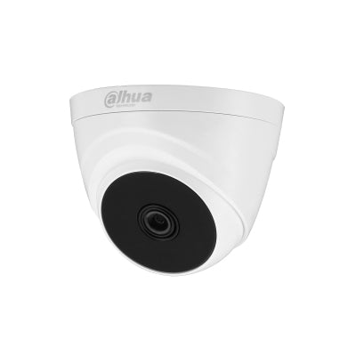 Cámara Domo Dahua HDCVI 2MP 1080p Lente 2.8mm 103° de Apertura Smart IR 20m TVI AHD y CBVS/Uso Interior