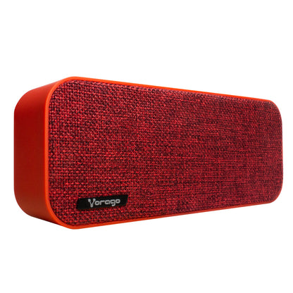 VORAGO BOCINA BSP-150 BLUETOOTH MSD/USB/3.5MM TELA ROJO