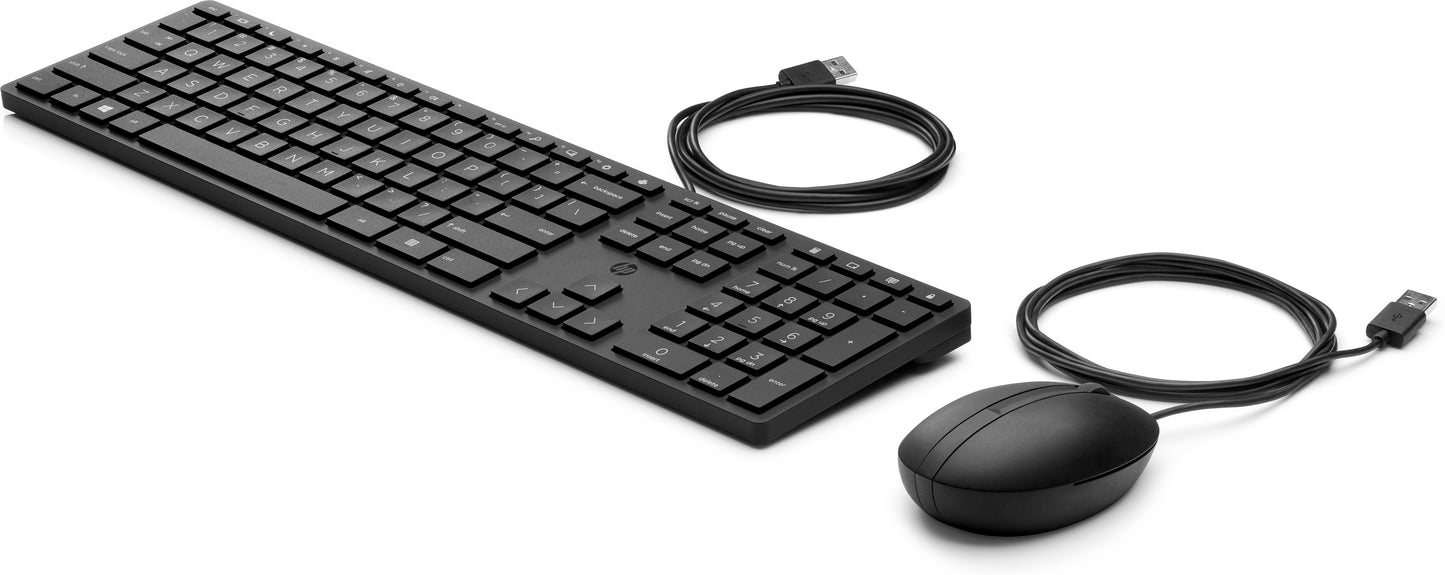 HP Mouse y teclado de escritorio 320MK con cable