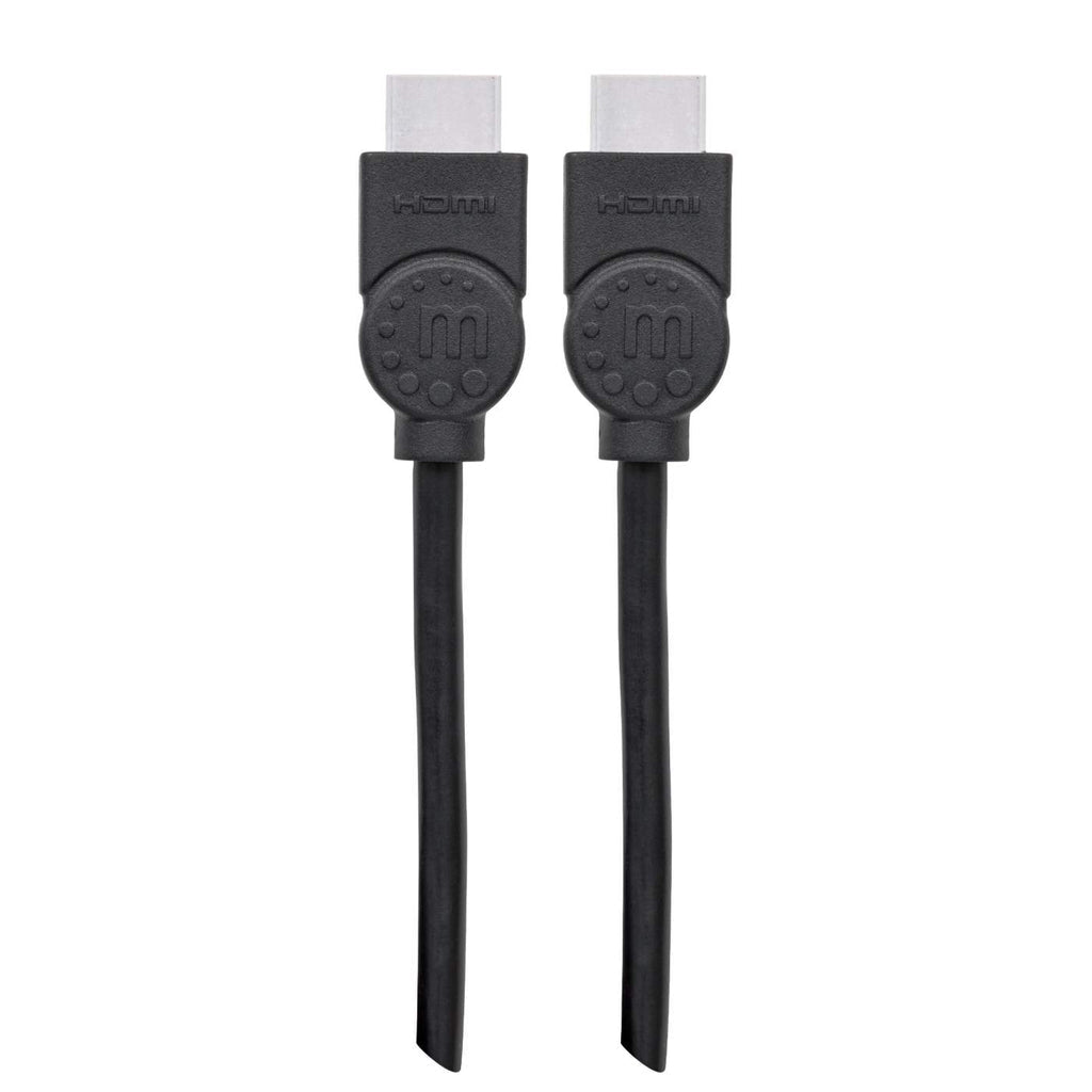 Cable Manhattan HDMI 1.4 M-M Alta Velocidad Canal Ethernet 3m Color Negro