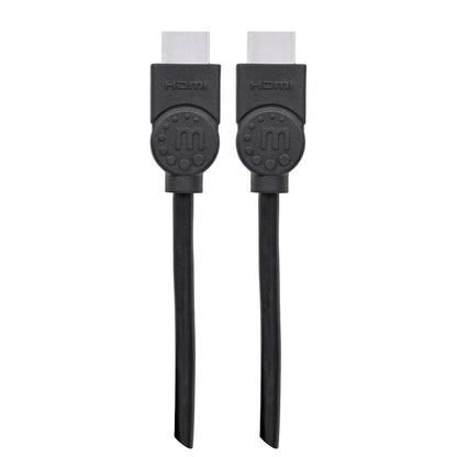 Cable Manhattan HDMI 1.4 M-M Alta Velocidad Canal Ethernet 3m Color Negro