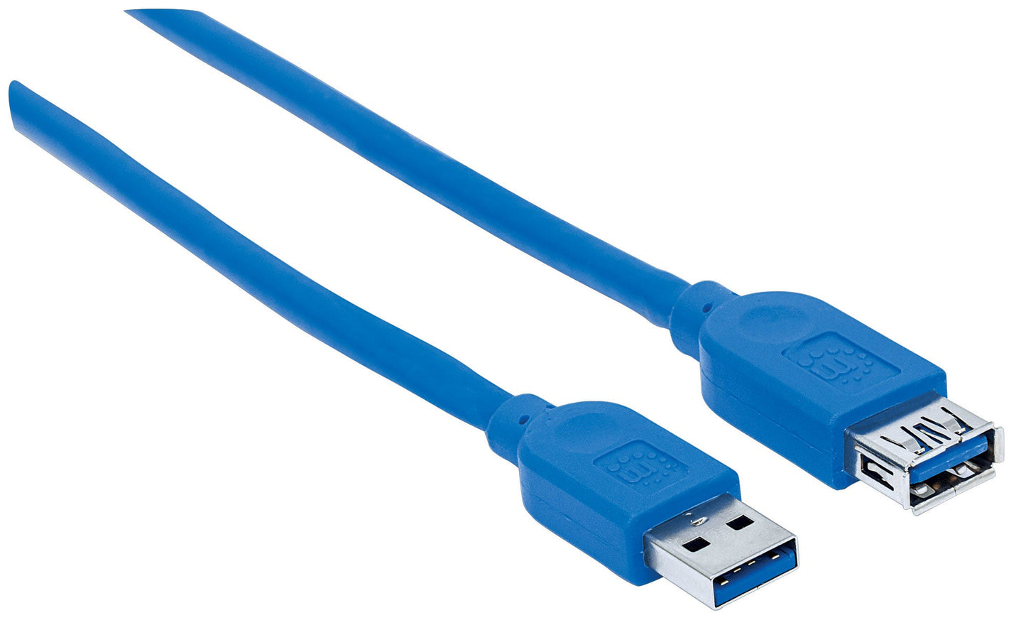 Cable Manhattan USB V3.2 Ext  Tipo A  1.0M Azul 5Gb