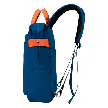 MOCHILA VORAGO BP-301 VINTAGE DOBLE USO LAPTOP 15.6 AZUL