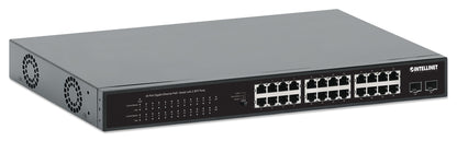 PoE Switch Intellinet GB 24 ptos 19" 30W pto 370W