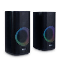 Bocinas VERBATIM RGB de Escritorio C/Bluetooth - Negro