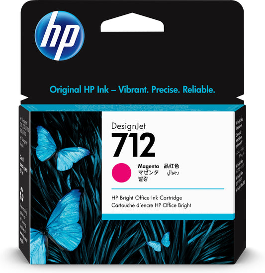 HP 712 MAGENTA 29ML TINTA AMPLIO FORMATO 3ED68A