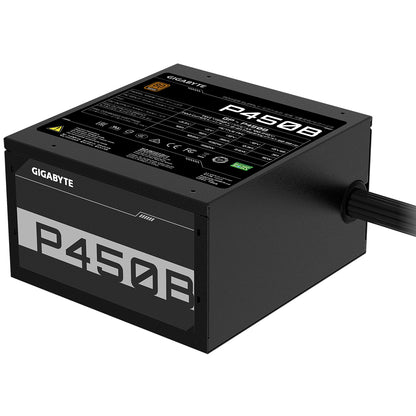 Fuente de Poder Gigabyte P450B 450W ATX 12V 80 Plus Bronze Fan 20+4 pin 120mm Negro
