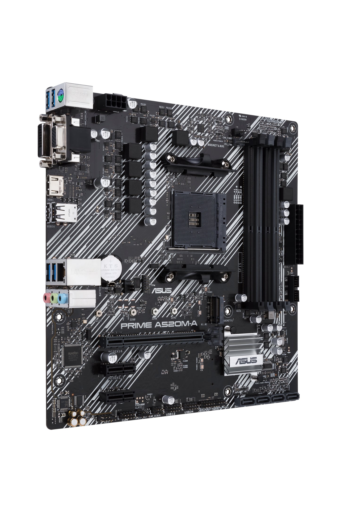 Tarjeta Madre Asus AMD A520 Socket AM4 Licencia Gestión Remota ASUS Control Center Express 4 Bancos de Memoria DDR4