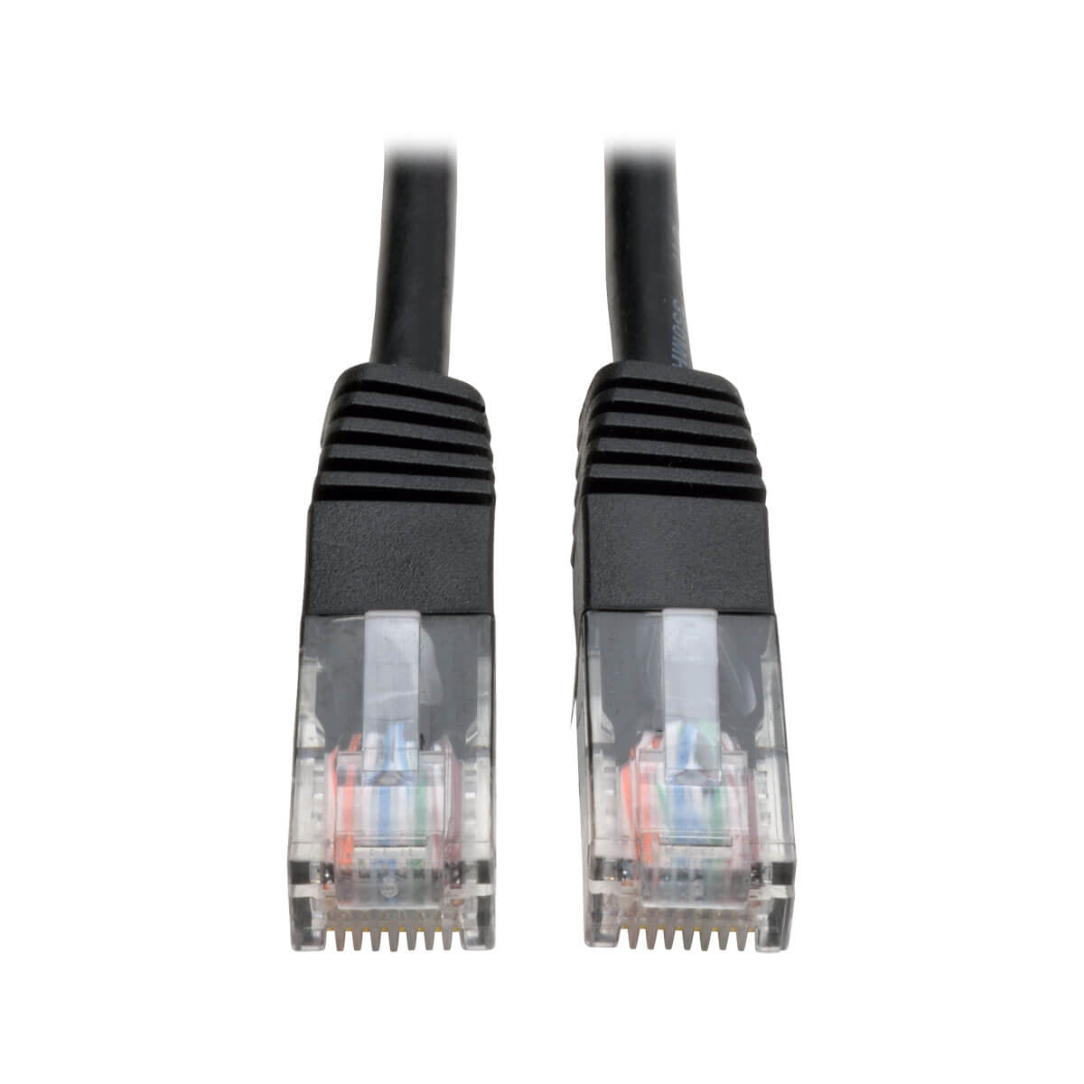 CABLE PATCH CAT5E UTP MOLDEADO 350MHZ RJ45 M/M NEGRO 0.61M .