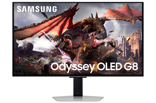 Monitor Gamer Samsung 32 in Odyssey 4K 3840 x 2160 240HZ PLANO PLATA RGB 0.03MS GAMING HUB G8