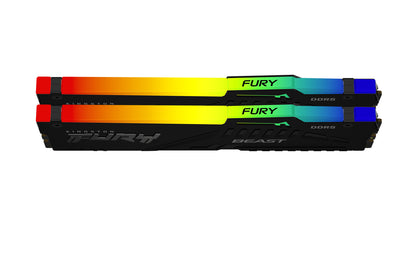 Kit de Memoria (de escritorio) Kingston Fury Beast 64 GB (2x32 GB) 5200MT/s DDR5 CL36 RGB