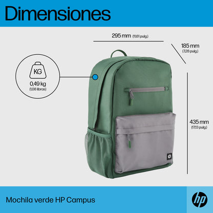 Mochila HP Campus Green 15.6