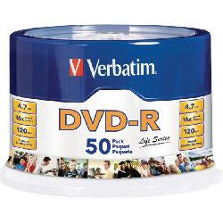 DVD-R Verbatim 4.7GB 16X Spindle C/50